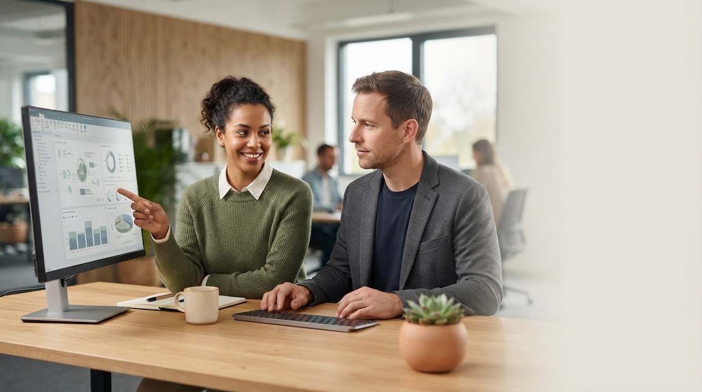 Tesoralta Team bei der Analyse von Marktdaten